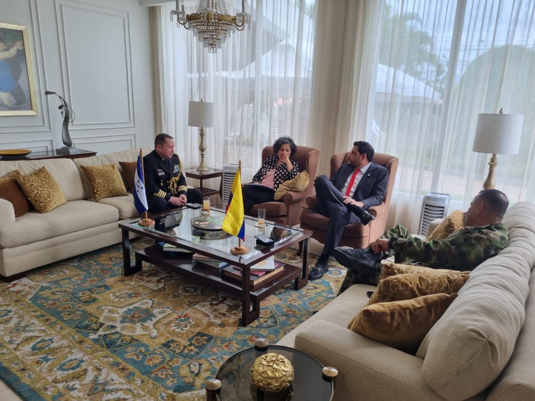 Diálogo en materia de Defensa sostuvieron funcionarios de Colombia y Honduras