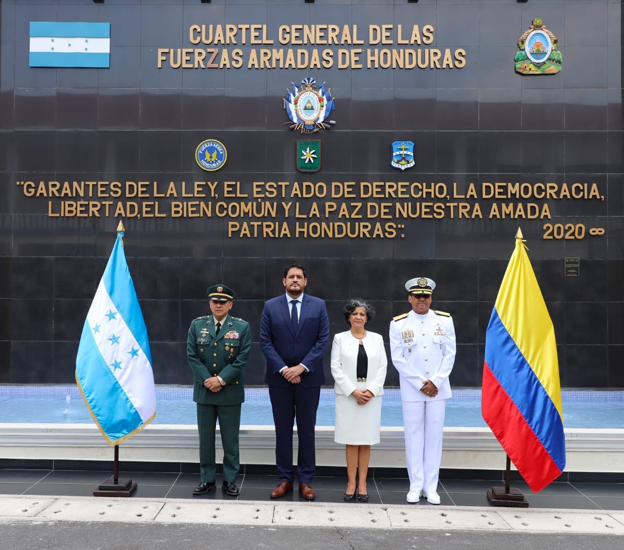 Honduras reconoce los aportes de Colombia en materia de seguridad y defensa