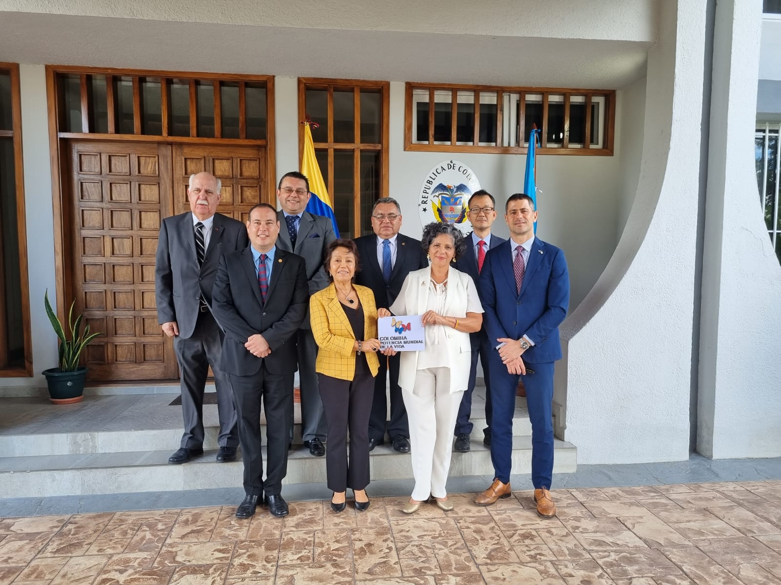 Embajadora de Colombia en Honduras compartió con el cuerpo diplomático las bases del Plan Nacional de Desarrollo 2022-2026
