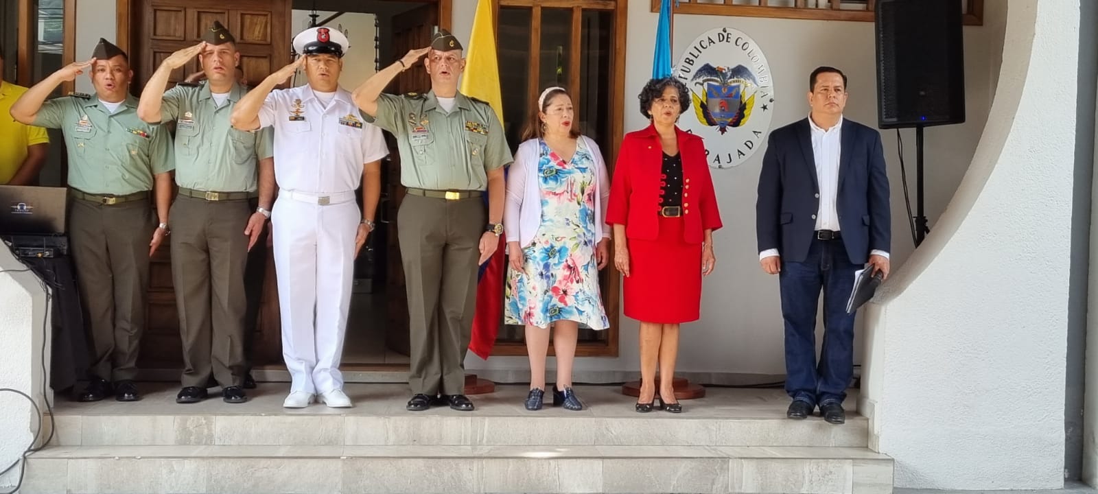 Embajada de Colombia en Honduras conmemoró el 213° Aniversario de nuestra independencia nacional