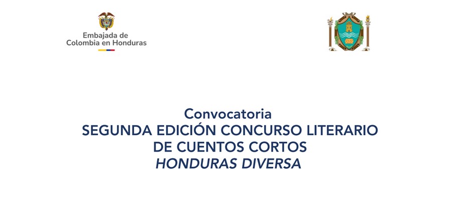 Embajada de Colombia en Honduras invita a participar en la segunda edición del concurso de cuentos cortos Honduras diversa