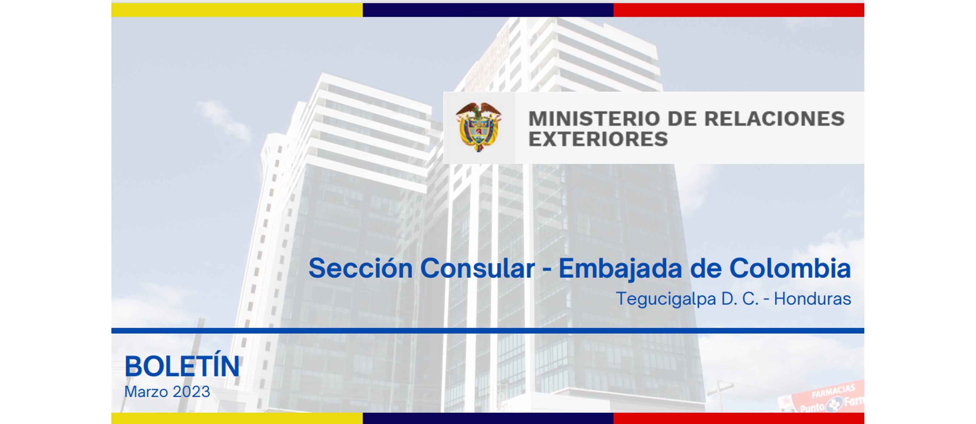 Vea las noticias de la Embajada de Colombia en Honduras en el Boletín mensual de marzo de 2023