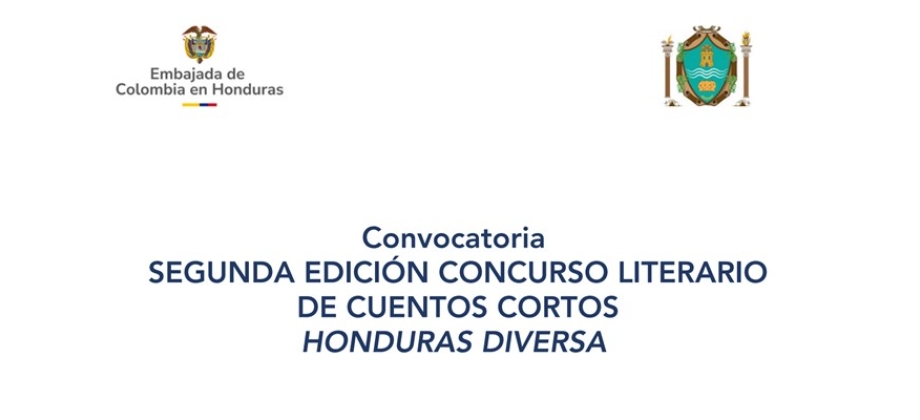 Embajada de Colombia en Honduras invita a participar en la segunda edición del concurso de cuentos cortos Honduras diversa