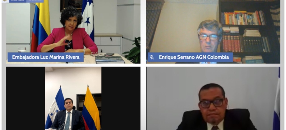 La Embajada de Colombia en Honduras realizó el evento virtual “Colombia y Honduras: Dos siglos de vida republicana”, con Enrique Serrano
