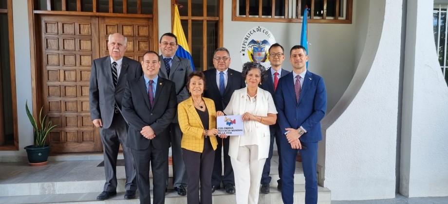 Embajadora de Colombia en Honduras compartió con el cuerpo diplomático las bases del Plan Nacional de Desarrollo 2022-2026