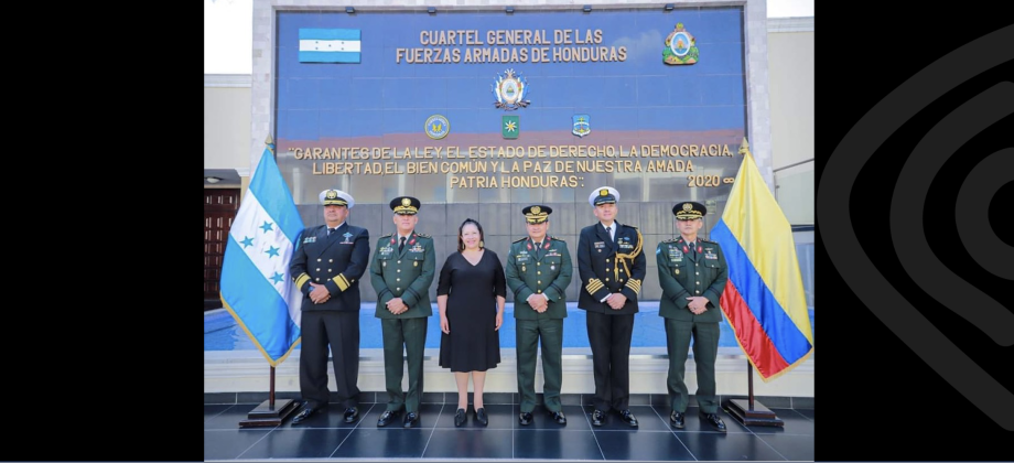 Honduras reconoce los aportes de Colombia en materia de seguridad y defensa