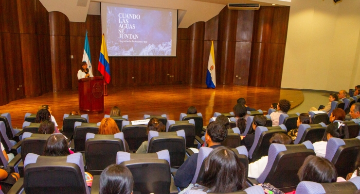 La Embajada de Colombia en Honduras presentó el documental Cuando las Aguas se Juntan